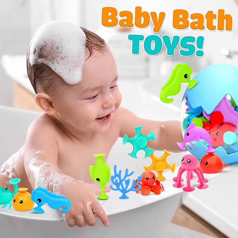 Limbo Game Set - Vakumlu Bardak Bebek Banyo Oyuncağı Yumuşak