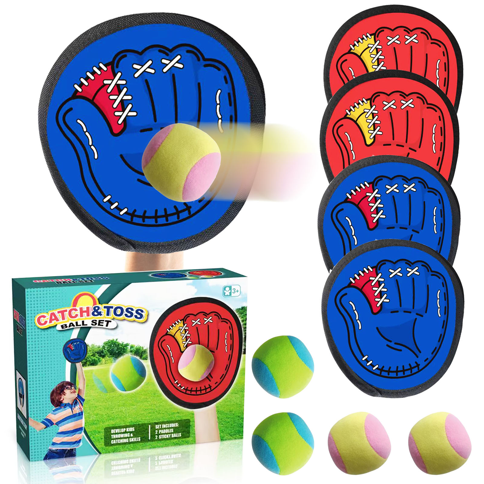 Limbo Game Set - 4 Takım Çocuklar Enayi Yapışkan Top