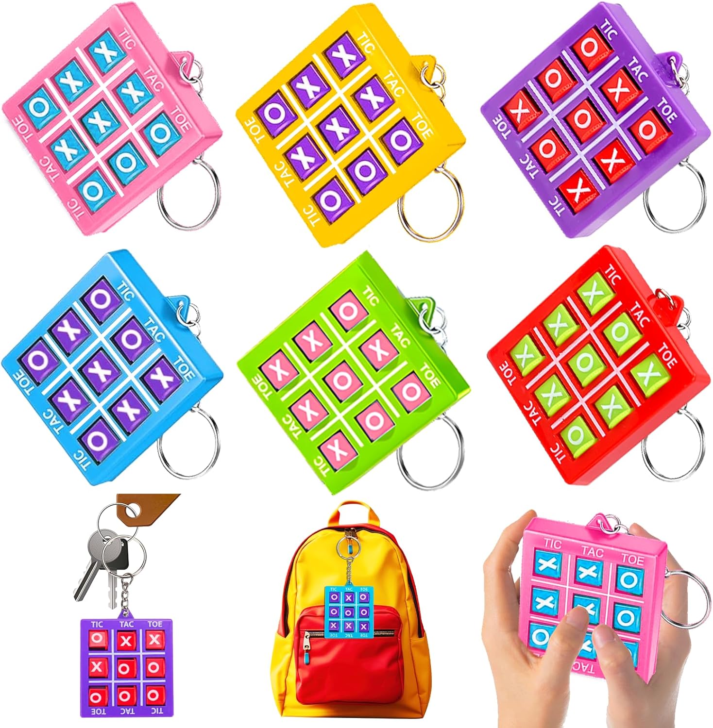 Party Games Quiz - 1/8 adet Tic Tac Toe Oyunu