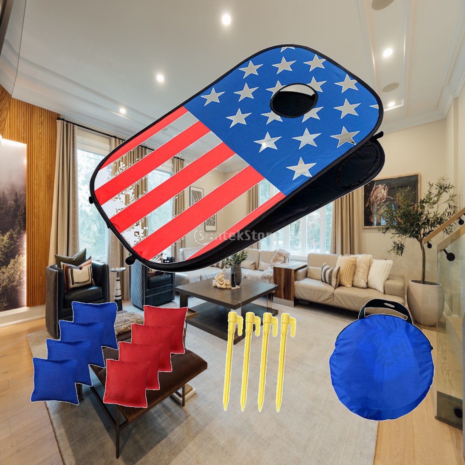 Cornhole Board Set - Cornhole Tahta Seti Mısır Deliği Oyunu