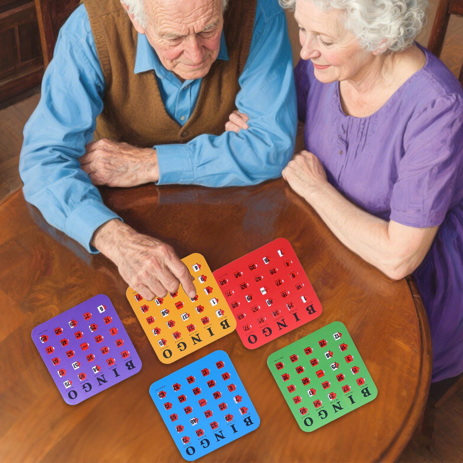 Party Games For Large Groups - 5 Adet Büyük Baskılı Bingo Oyun