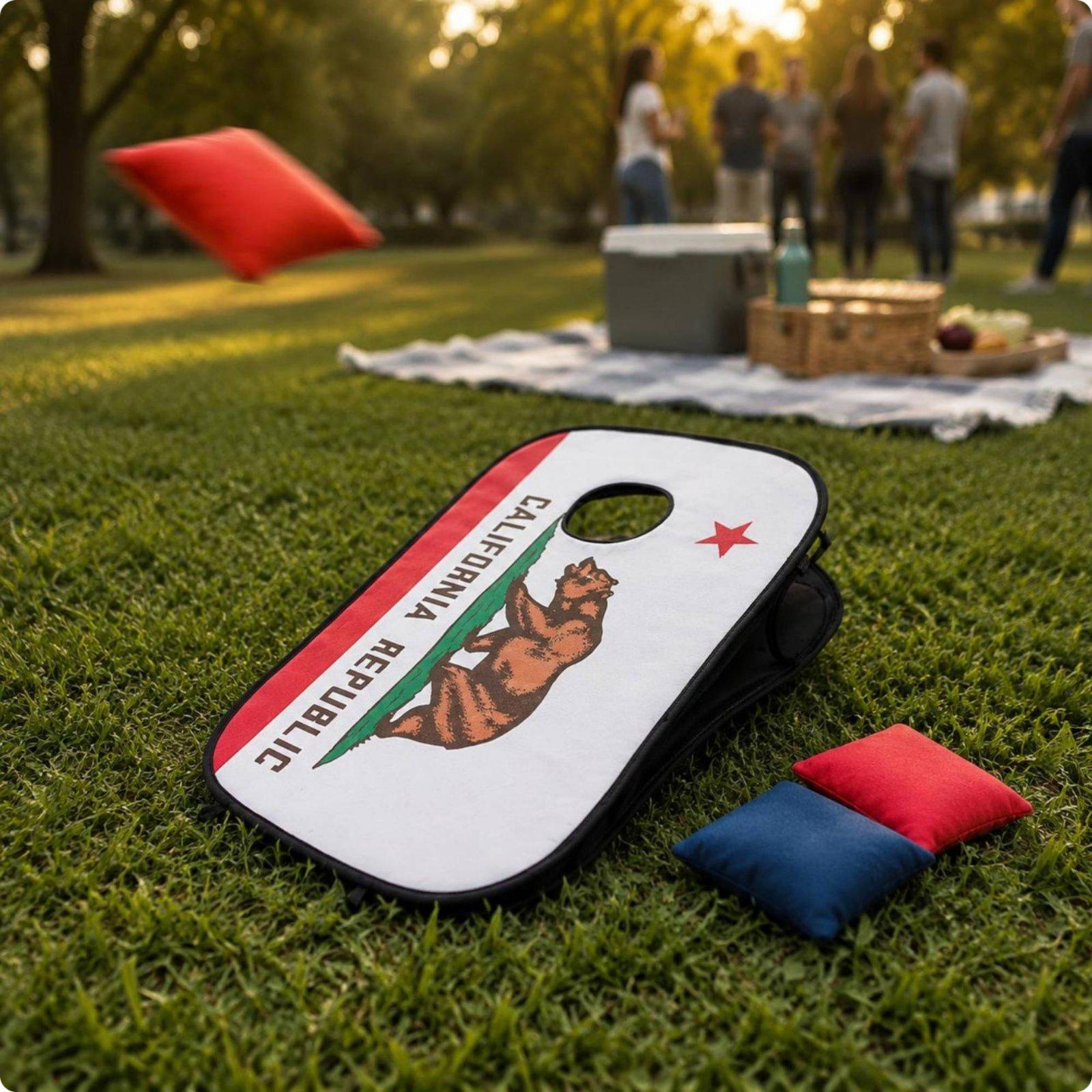 Cornhole Board Set - Katlanabilir İç ve Dış Mekan Cornhole