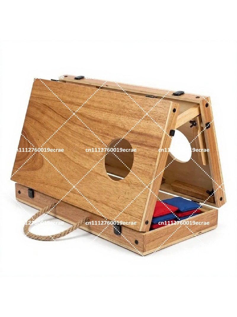 Cornhole Board Set - Premium Ahşap Katlanabilir Cornhole Seti, İç