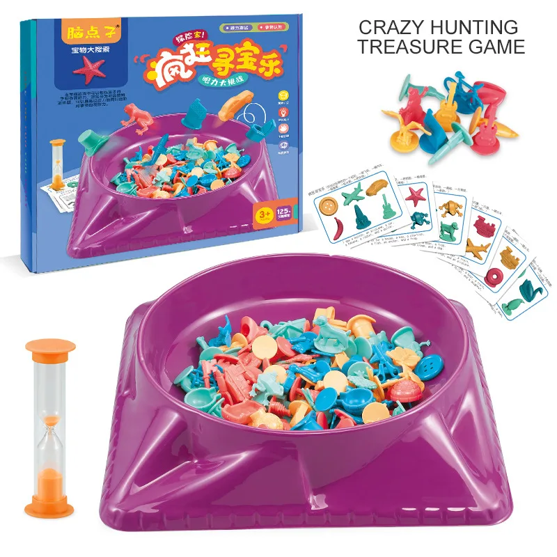 Party Games Quiz - Çocuk Çılgın Hazine Avı mukavva Oyunu