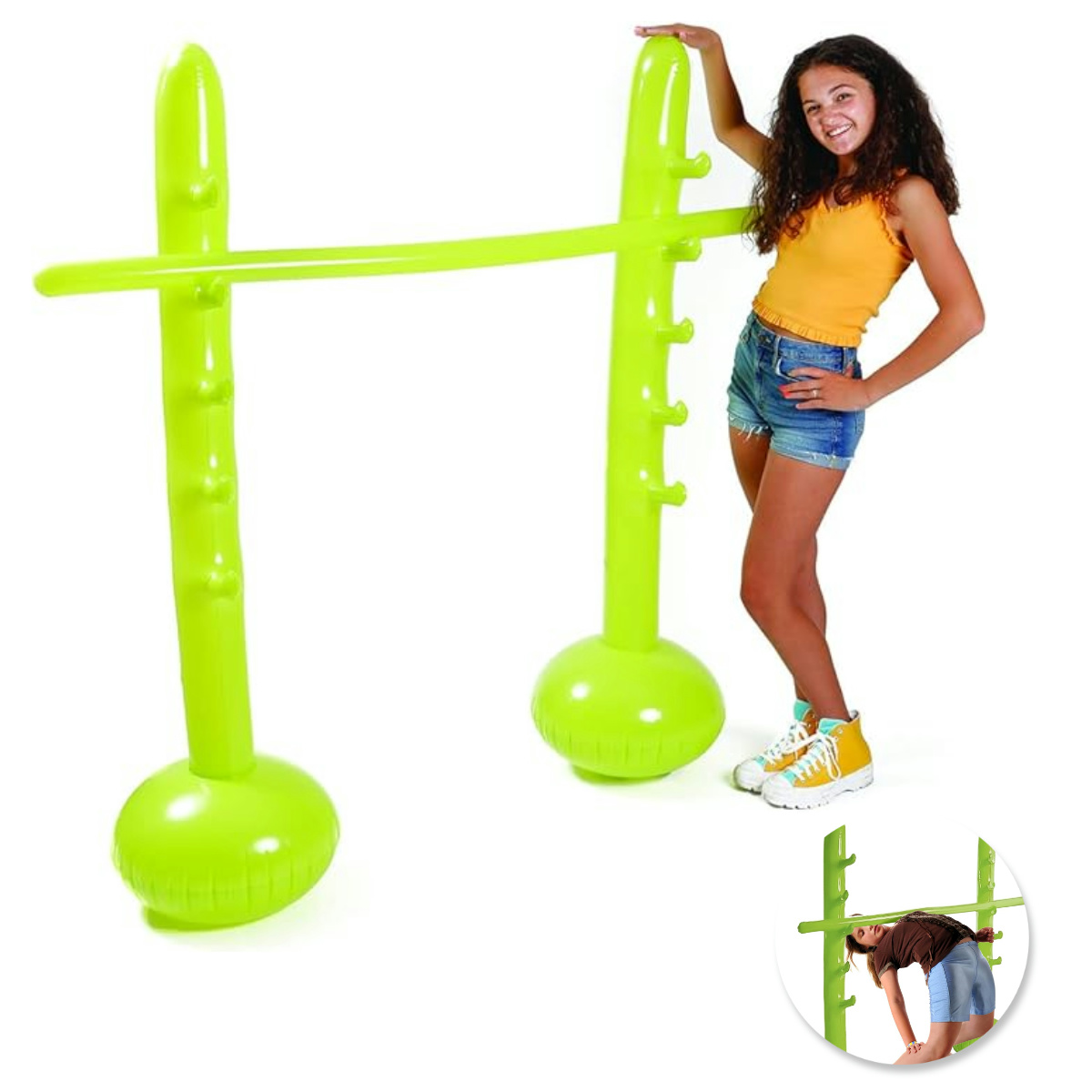 Limbo Game Set - Çocuklar ve Yetişkinler için Şişme Limbo
