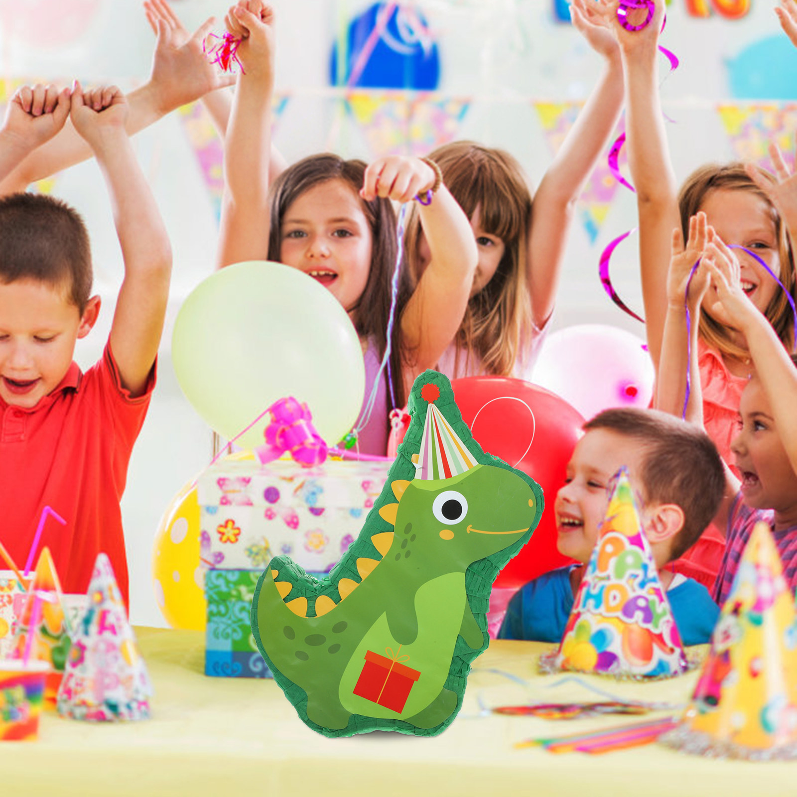 1 adet 3D Dinozor Pinata Dekor - Party Games Bridal Shower incelemesi ve fiyatı