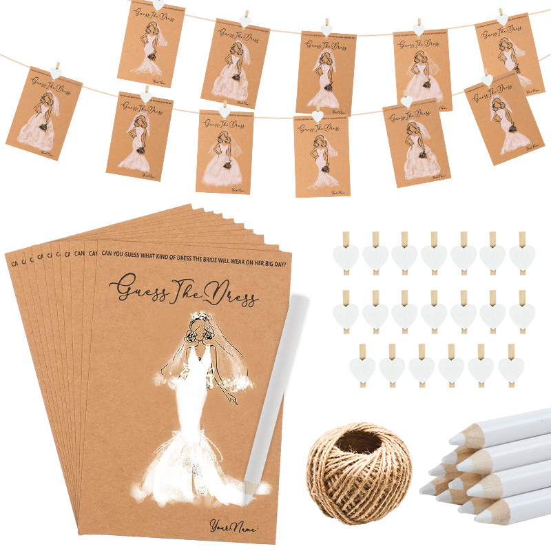 10/20 takım tahmin düğün elbis - Party Games Bridal Shower incelemesi ve fiyatı