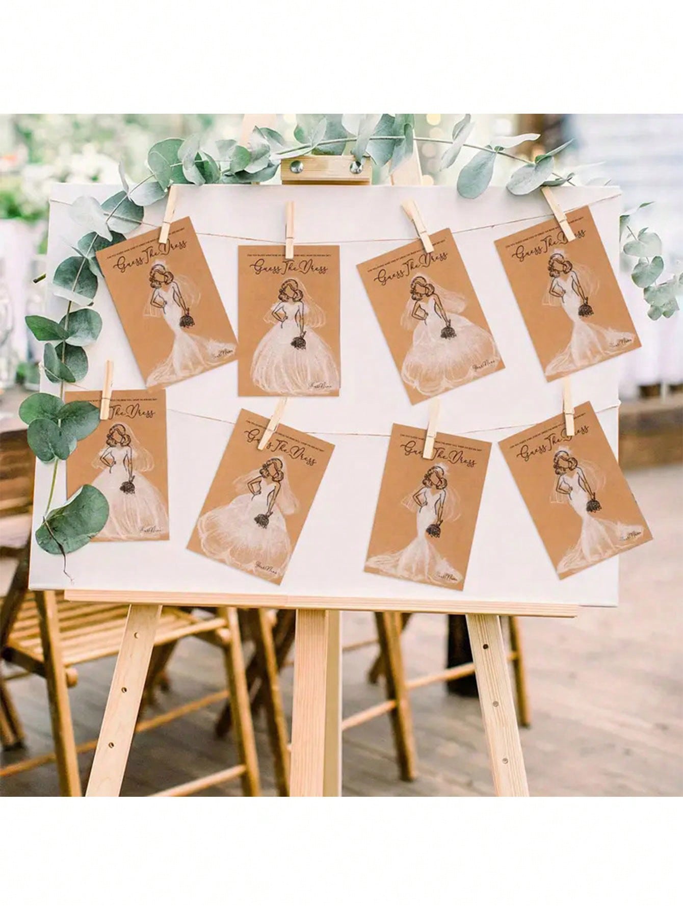 20/40 adet Elbise Tahmin Gelin - Party Games Bridal Shower incelemesi ve fiyatı