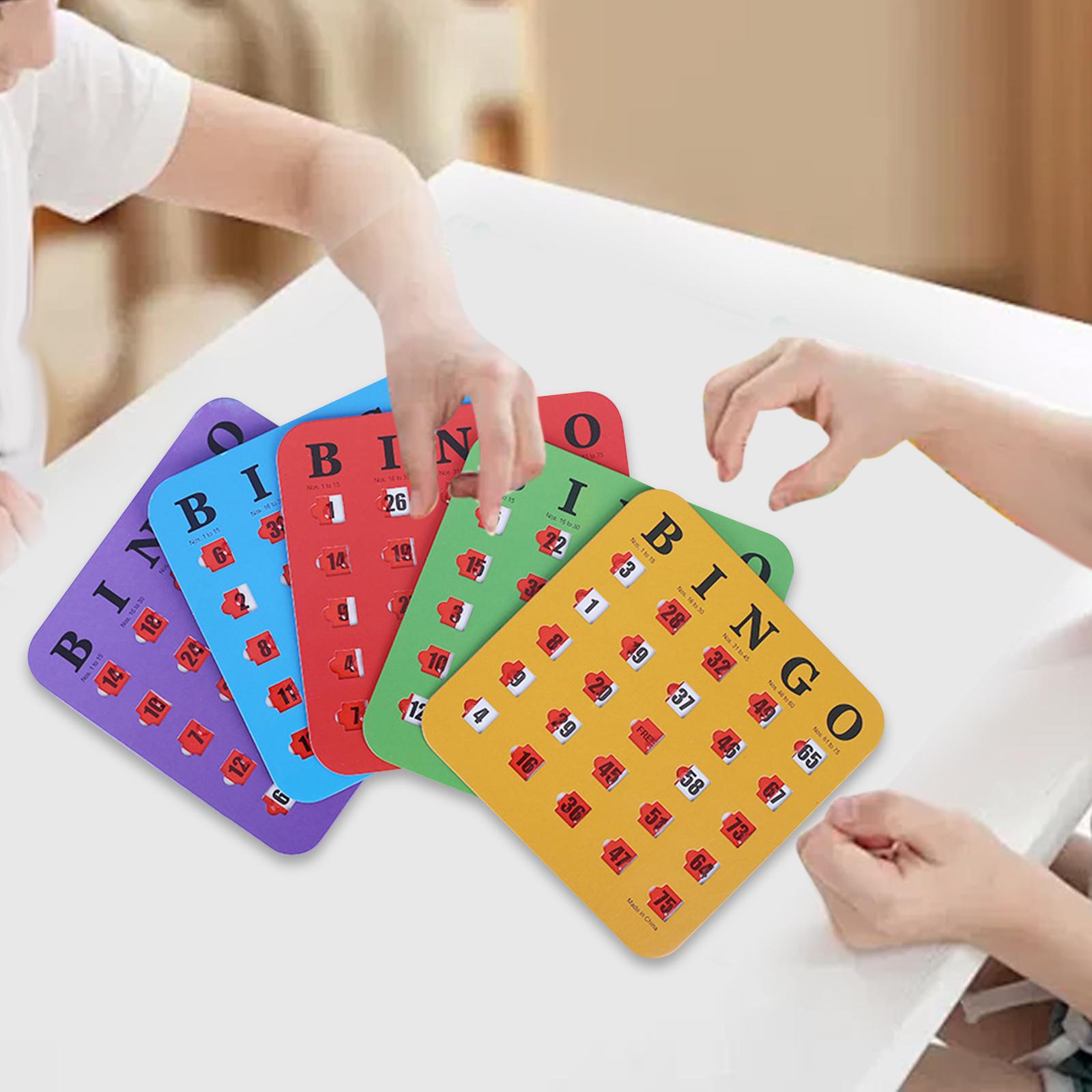 5 Parça Büyük Baskı Bingo Kart - Party Games For Large Groups incelemesi ve fiyatı